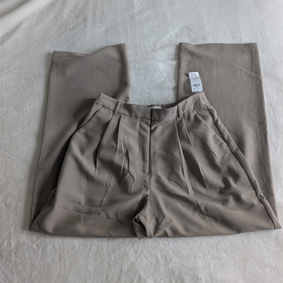 NWT A&F Harper Tailored Ultra Wide Leg Pant Size 12 - Picture 3 of 5